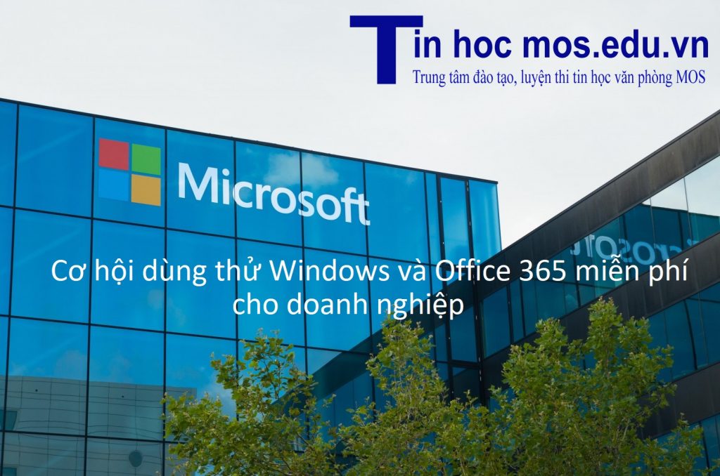 dung thu windows office 365 mien phi