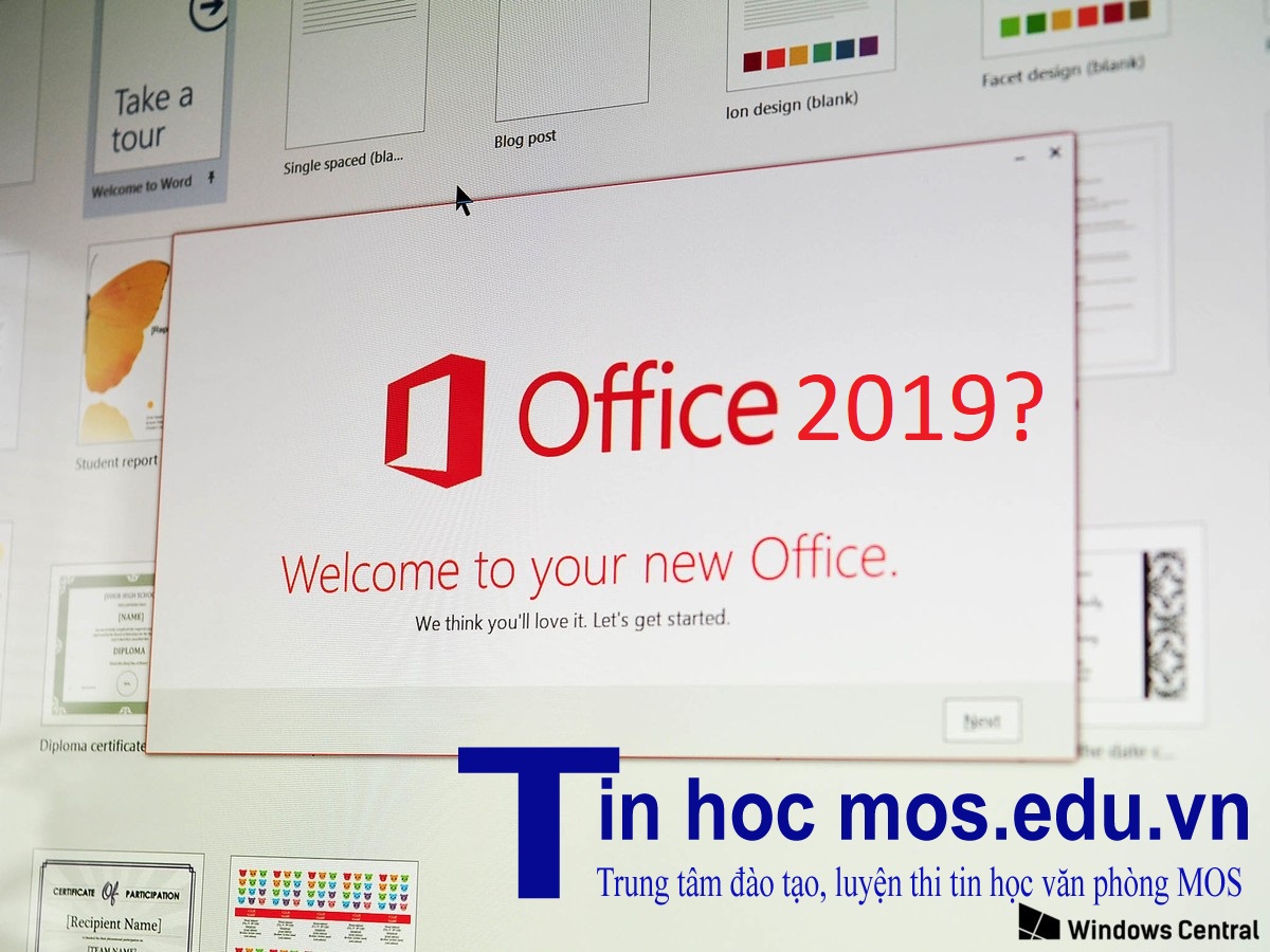 microsoft office 2019 vao nam sau