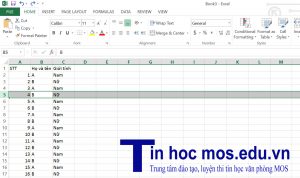 them dong trong excel 1