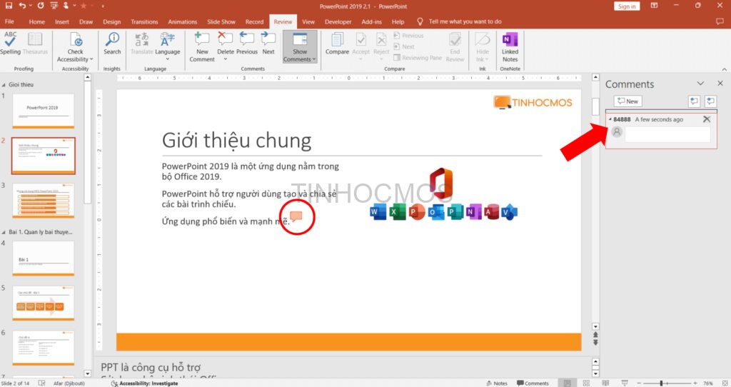 Tạo Và Xoá Comment Trong PowerPoint Nhanh Chóng 2024