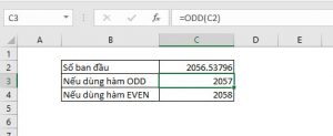 cách làm tròn số trong Excel