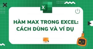 hàm MAX trong Excel