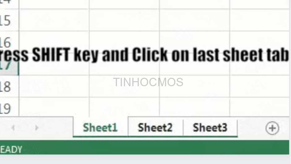 cách copy sheet trong Excel