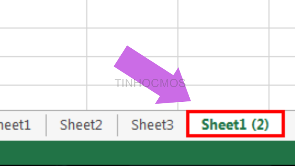 cách copy sheet trong Excel