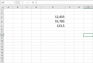 chuyển dấu chấm thành dấu phẩy trong Excel