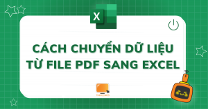 PDF sang Excel