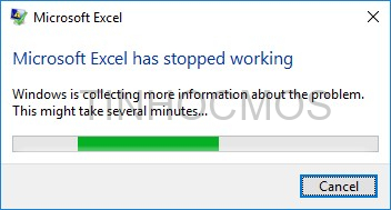Microsoft Excel stopped working