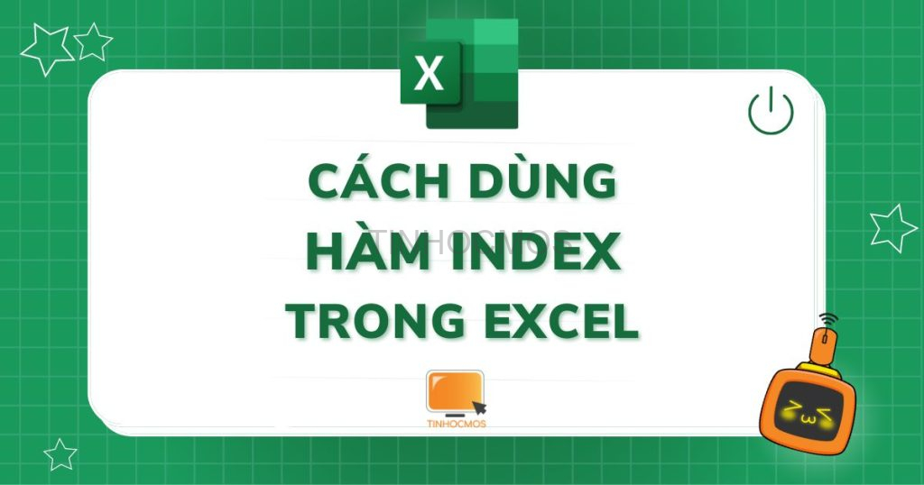 hàm index trong excel