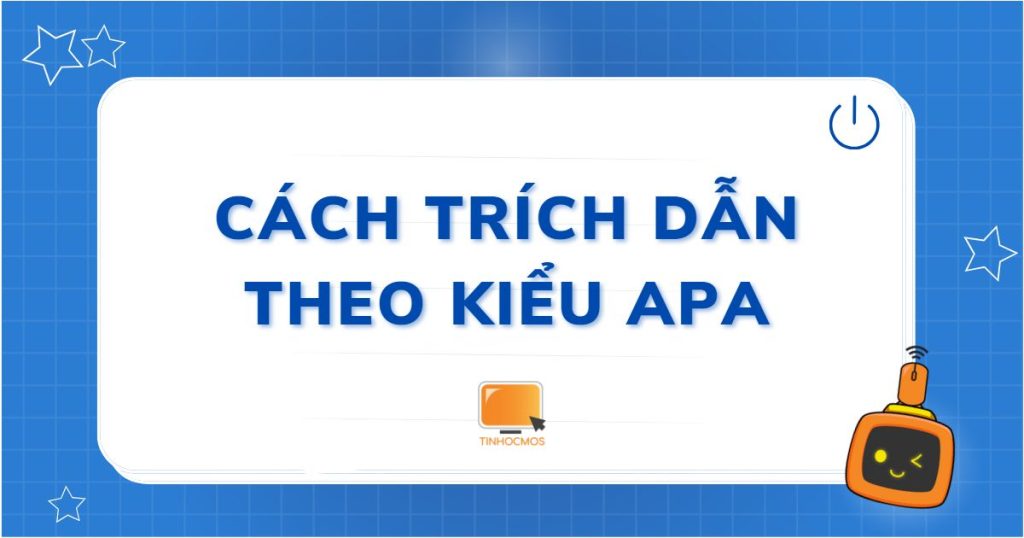 cách trích dẫn theo kiểu APA